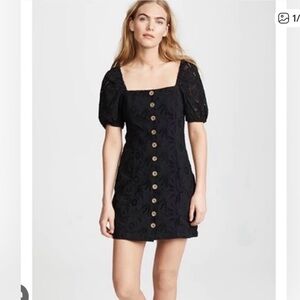 Free People Black Mini Dress